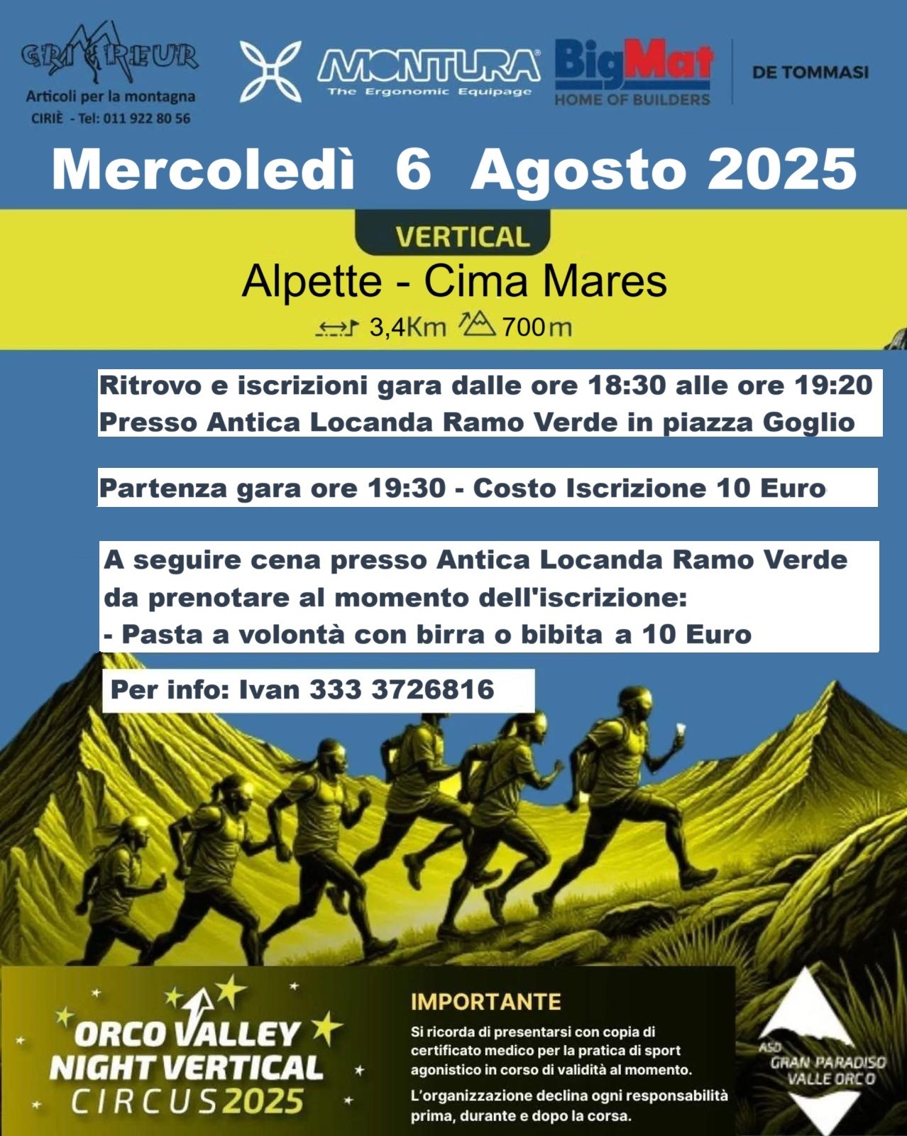 Programma della manifestazione